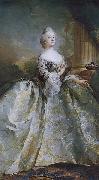 Carl Gustaf Pilo Queen of Denmark oil